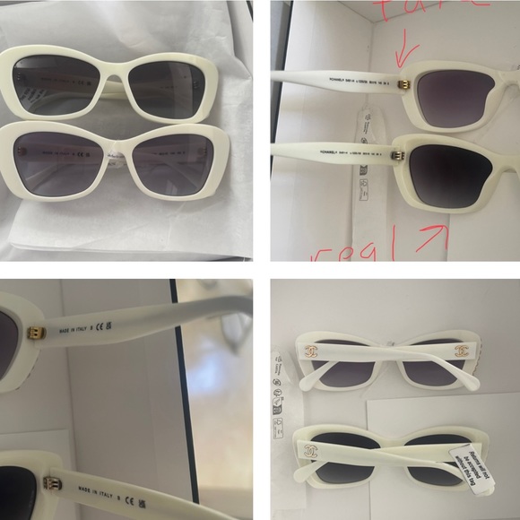 TIPS ON AUTHENTICITY OF GUCCI , CHANEL , VERSACE , ETC SUNGLASSES - Picture 6 of 16